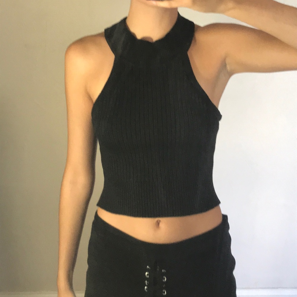 Black Crop Top
